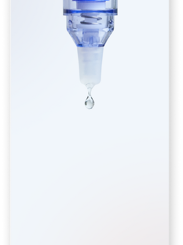 Ampoule with a drop of CosmeRNA RNA tonic for thinning hair
